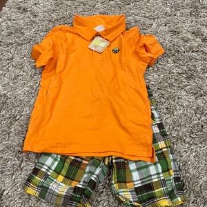 NWT crazy8 boys top and shorts size 3t